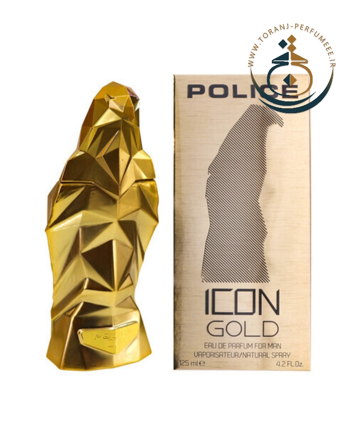 عطر اورجینال پلیس آیکون گلد-طلایی مردانه 125 میل | POLICE / POLICE ICON GOLD EDPq