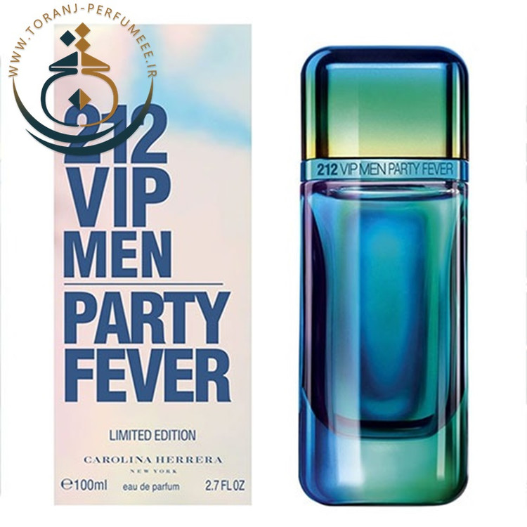 عطر اورجینال کارولینا هررا ۲۱۲ وی آی پی پارتی فیور مردانه 100 میل | CAROLINA HERRERA / 212VIP MEN PARTY FEVER EDP