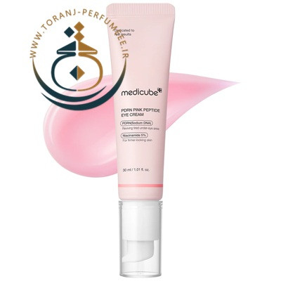 کرم دور چشم اورجینال PDRN و پپتاید مدی کیوب ضد چروک و روشن کننده 30 میل / Medicube PDRN Pink Peptide Eye Cream