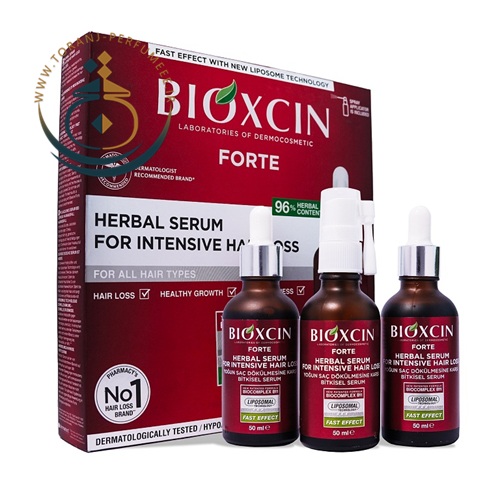 پک سرم ضد ریزش مو گیاهی فورت بیوکسین / BIOXCIN FORTE