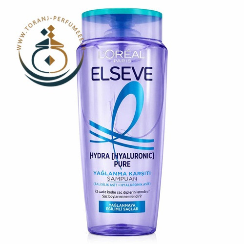 شامپو موهاي چرب هيالورونيك اسيد لورآل 300 ميل / L'OREAL HYDRA HYALURONIC PURE