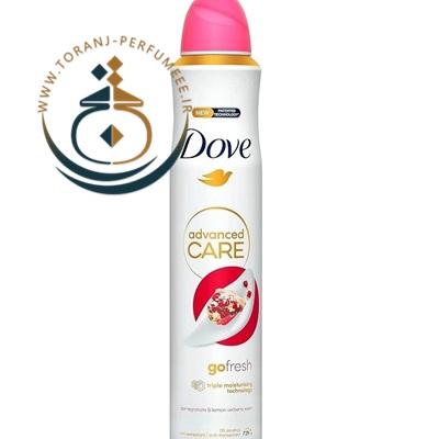 اسپری ضد تعریق 72 ساعته داو ادونس کر رایحه انار / DOVE Advanced Care GO FRESH