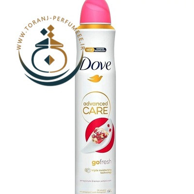 اسپری ضد تعریق 72 ساعته داو ادونس کر رایحه انار / DOVE Advanced Care GO FRESH